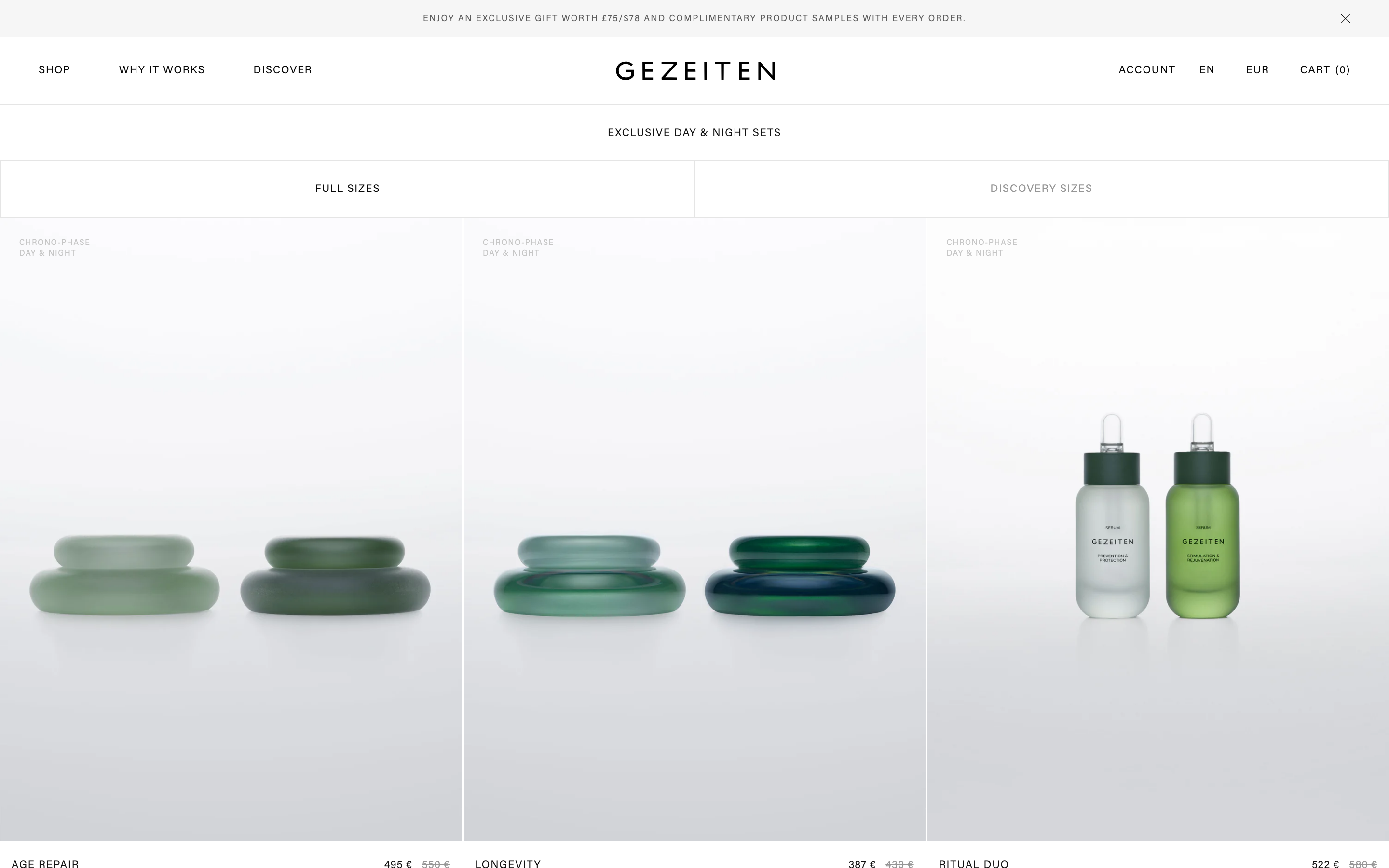 GEZEITEN Onlineshop